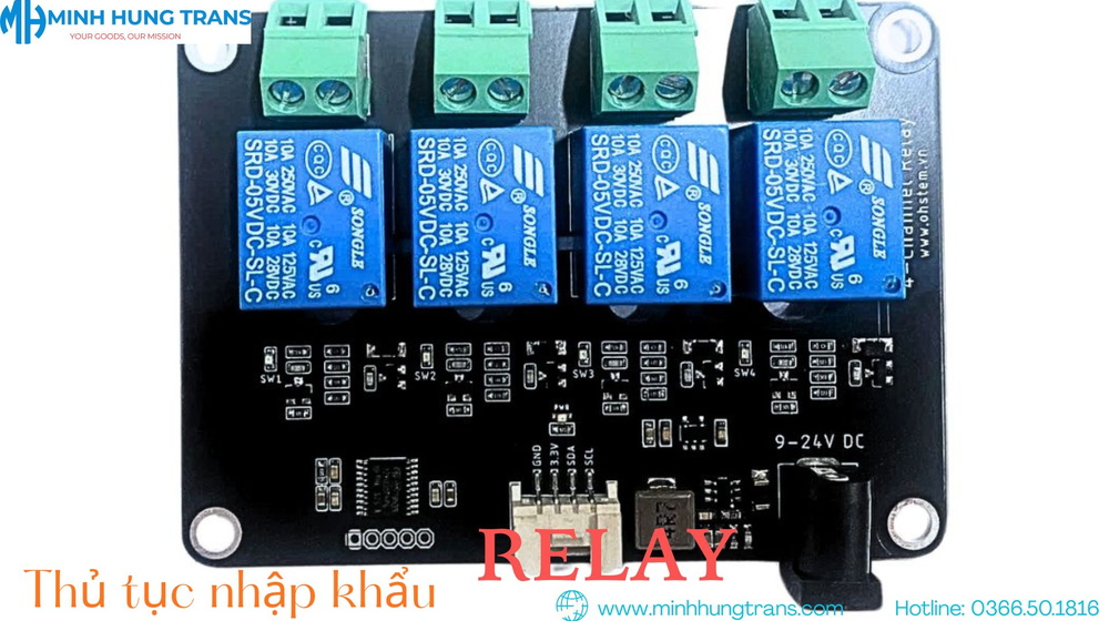 Thủ tục nhập khẩu rơ le (relay) - Cập nhật đầy đủ nhất năm 2025